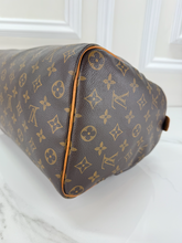 *COMBO DEAL* LOUIS VUITTON SPEEDY 35 MONO WITH LOCK + KEY & COMPACT WALLET