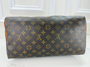 *COMBO DEAL* LOUIS VUITTON SPEEDY 35 MONO WITH LOCK + KEY & COMPACT WALLET