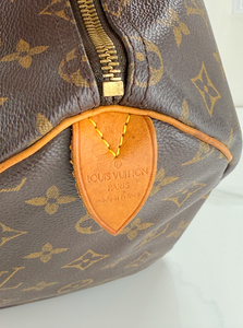 *COMBO DEAL* LOUIS VUITTON SPEEDY 35 MONO WITH LOCK + KEY & COMPACT WALLET