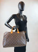 *COMBO DEAL* LOUIS VUITTON SPEEDY 35 MONO WITH LOCK + KEY & COMPACT WALLET