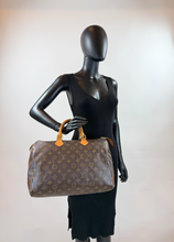 *COMBO DEAL* LOUIS VUITTON SPEEDY 35 MONO WITH LOCK + KEY & COMPACT WALLET