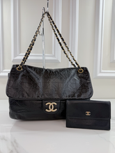 *COMBO DEAL* CHANEL "ROCK IN MOSCOW" JUMBO FLAP + WALLET  (BLACK - CALFSKIN)