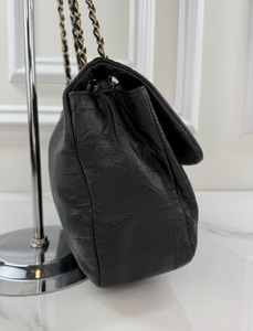 *COMBO DEAL* CHANEL "ROCK IN MOSCOW" JUMBO FLAP + WALLET  (BLACK - CALFSKIN)