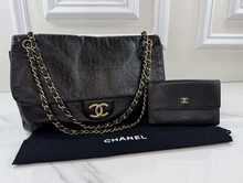 *COMBO DEAL* CHANEL "ROCK IN MOSCOW" JUMBO FLAP + WALLET  (BLACK - CALFSKIN)