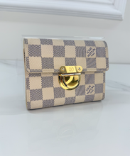 LOUIS VUITTON WALLET KOALA COMPACT TRIFOLD AZUR
