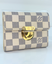 LOUIS VUITTON WALLET KOALA COMPACT TRIFOLD AZUR