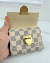 LOUIS VUITTON WALLET KOALA COMPACT TRIFOLD AZUR