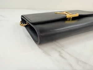 LOUIS VUITTON CALFSKIN CHAIN LOUISE GM NM