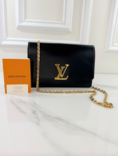 LOUIS VUITTON CALFSKIN CHAIN LOUISE GM NM