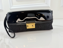 LOUIS VUITTON SATIN DENTELLE POCHETTE EVENING CLUTCH / CROSSBODY