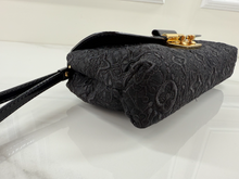 LOUIS VUITTON SATIN DENTELLE POCHETTE EVENING CLUTCH / CROSSBODY