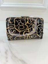 CHANEL COCO MARK CAMELLIA COMPACT BIFOLD WALLET