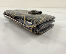 CHANEL COCO MARK CAMELLIA COMPACT BIFOLD WALLET