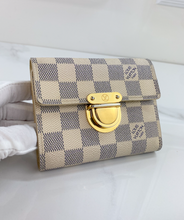 LOUIS VUITTON WALLET KOALA COMPACT TRIFOLD AZUR