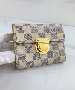 LOUIS VUITTON WALLET KOALA COMPACT TRIFOLD AZUR