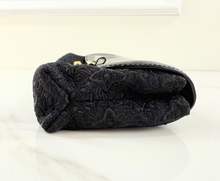 LOUIS VUITTON SATIN DENTELLE POCHETTE EVENING CLUTCH / CROSSBODY