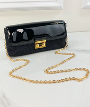 LOUIS VUITTON SATIN DENTELLE POCHETTE EVENING CLUTCH / CROSSBODY