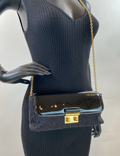 LOUIS VUITTON SATIN DENTELLE POCHETTE EVENING CLUTCH / CROSSBODY