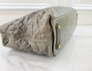 CHANEL STINGRAY LARGE BINDI CC TOTE GLAZED CALFSKIN