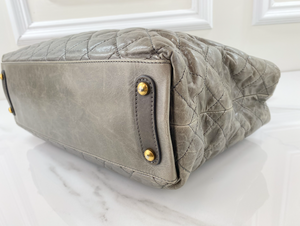 CHANEL STINGRAY LARGE BINDI CC TOTE GLAZED CALFSKIN