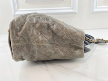 CHANEL STINGRAY LARGE BINDI CC TOTE GLAZED CALFSKIN
