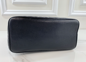CHANEL MEDALLION CAVIAR TOTE BLACK - GOLD