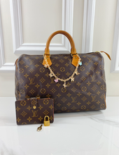 *COMBO DEAL* LOUIS VUITTON SPEEDY 35 MONO WITH LOCK + KEY & COMPACT WALLET