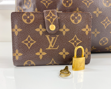 *COMBO DEAL* LOUIS VUITTON SPEEDY 35 MONO WITH LOCK + KEY & COMPACT WALLET