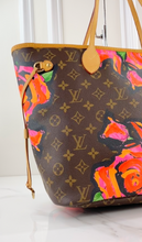LOUIS VUITTON NEVERFULL MM ROSES - LIMITED EDITION