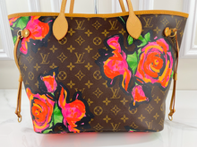 LOUIS VUITTON NEVERFULL MM ROSES - LIMITED EDITION