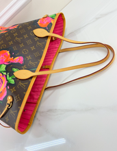LOUIS VUITTON NEVERFULL MM ROSES - LIMITED EDITION