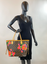 LOUIS VUITTON NEVERFULL MM ROSES - LIMITED EDITION