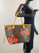 LOUIS VUITTON NEVERFULL MM ROSES - LIMITED EDITION