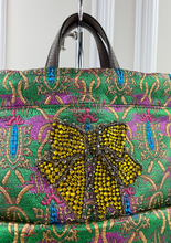 GUCCI BROCADE ANIMALIER BOW DRAWSTRING BACKPACK LIMITED EDITION