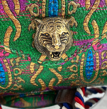 GUCCI BROCADE ANIMALIER BOW DRAWSTRING BACKPACK LIMITED EDITION