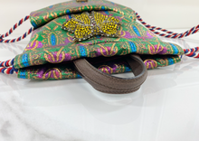 GUCCI BROCADE ANIMALIER BOW DRAWSTRING BACKPACK LIMITED EDITION