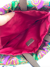 GUCCI BROCADE ANIMALIER BOW DRAWSTRING BACKPACK LIMITED EDITION