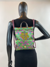 GUCCI BROCADE ANIMALIER BOW DRAWSTRING BACKPACK LIMITED EDITION
