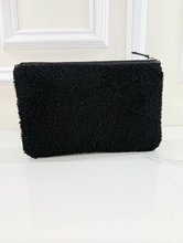 FENDI SHEARLING CLUTCH / WRISTLET