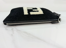 FENDI SHEARLING CLUTCH / WRISTLET