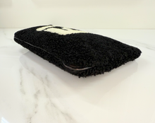 FENDI SHEARLING CLUTCH / WRISTLET