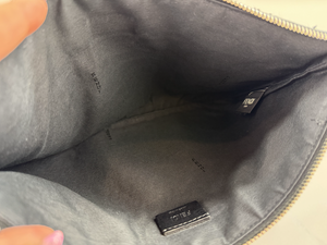FENDI SHEARLING CLUTCH / WRISTLET