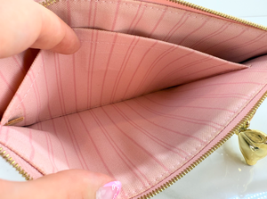 LOUIS VUITTON NEVERFULL POCHETTE CLUTCH MM AZUR (PINK)