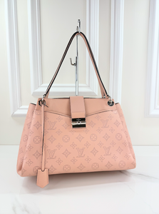 LOUIS VUITTON MAHINA CALFSKIN SEVRES MAGNOLIA
