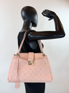 LOUIS VUITTON MAHINA CALFSKIN SEVRES MAGNOLIA