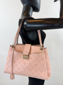 LOUIS VUITTON MAHINA CALFSKIN SEVRES MAGNOLIA