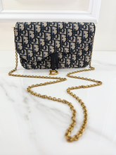 DIOR OBLIQUE MIDIUM SADDLE POUCH WITH CHAIN