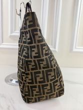 FENDI VINTAGE FF HANDLE TOTE ZUCCA CANVAS