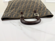 FENDI VINTAGE FF HANDLE TOTE ZUCCA CANVAS