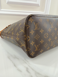 LOUIS VUITTON MONOGRAM V NEVERFULL MM GRENADE FULL SET